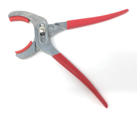 Soft Jaw Cannon Plug Pliers For Aircraft Electrical Connectors With Slip Joint Handles And Serrated Replaceable Plastic Jaws