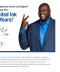 Heavy Duty Wireless Color All In One Supertank Printer With Scanner Copier Fax And Ethernet promoting unlimited ink for 2 years.