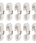10 Pack No Drill Bridge Shaped Cabinet Hinges For 3 Inch Doors Easy Install Cupboard Hinges For Kitchen Cabinets Closets Bookcases