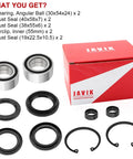 Honda Front Wheel Bearings And Seals Kit For Foreman 400 500 450 Rincon 650 680 Rubicon 500 ATV components and packaging