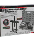 5 Ton Bearing Separator Kit With Bar Puller And Splitters 2 Inch And 3 Inch Hex Push Puller Legs Durable Storage Case image