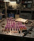 Tig Torch Accessory Kit With Stable Gas Support For Industrial Parts And Hobbyist Repairs, Includes Replacement Components And Consumables For Metal Fabrication To Keep Your Setup Kicking And Reliable, featuring pink ceramic nozzles and copper components.