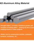 Pro Grade Aluminum Extrusion 300mm T Slot Profile 2020 Linear Rail Aluminum with White Anodized Finish European Standard for 3D Printer Parts and CNC Machines Cuttable Machinable Length, 6063 aluminum alloy rods