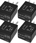 12V DC 35 Amp Four Pin General Purpose Automotive Relay Pack Of Four U15 Model for high current electrical switching