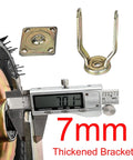 7mm thickened bracket measurement next to Heavy Duty Pneumatic Caster Wheels Set Of 4 With Brake And Swivel Options 8 Inch Or 10 Inch.