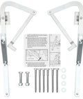 55-2 Attic Ladder Hinge Arms Compatible With Mk5 WU2210 W2208 W2210 After 2010 Ladders kit with screws and instructions