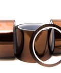 Kapton Polyimide Low Static Adhesive Tape, Three Inch Core, One Mil Thick, silicone adhesive with ESD additive rolls