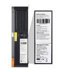 Side view of High Power 4200W 24V DC To 230V AC Off-Grid Hybrid Inverter, product labels and specifications visible