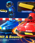 Two Pack Cool Cute Cartoon Remote Control Bumper Cars For Toddlers Mini RC Cars With Light And Sound racing on track