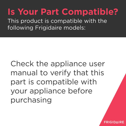 Compatibility check notice for 316630005 Drop In Oven Control Board For Gas Ranges And Stoves Black Replacement Part.