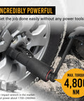 Heavy-Duty 11-Piece 1 Drive Torque Multiplier Wrench Set With 1:64 Ratio Delivers Up To 4800 Nm used on truck wheel lug nut