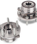 512460 Front And Rear Wheel Hub And Bearing Assembly For Ford Explorer 2011 To 2018 And Police Interceptor Utility 2013 To 2019 5 Lug With ABS 2 Pack