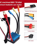 Beefy Sensorless 4800KV Brushless Motor And 25A ESC Combo with CNC aluminum heatsink for 1/18 and 1/16 RC cars and trucks