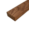 Walnut Lumber Board One And Three Quarters By Four By Forty Eight Inches Kiln Dried With Dope Grain And Two Sides Sanded To One And Three Quarters In Thick For DIY Furniture Shelves And Woodworking Projects, top view