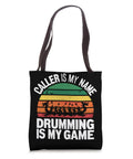 Black Dragon Boat Paddler Tote Bag for Dragonboating Gear and Race Day Essentials with colorful dragon boat graphic