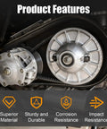 Beefy Outer Clutch Cover For Polaris General And RZR CVT Housing Replacement 2635611 showcasing product features and benefits