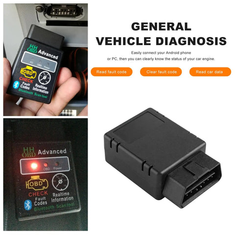 Bluetooth OBD2 Scanner For Car Wireless OBDII Diagnostic Tool Engine Code Reader and Slick Fault Diagnosis Tester