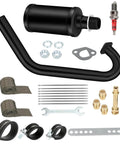 Exhaust Muffler Kit for Predator 212cc and 196cc 224cc engines plus Coleman CT200U EX BT200X GX200 Tillotson components