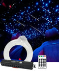 Massive Meteor Shower Fiber Optic Lights Kit with 96 fiber cables 13.1 feet long and 12 port meteor engine in car interior