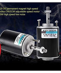 Beefy Torque DC Gear Motor 12V 24V With Adjustable Reversing RPM 3500 Or 7000, Worm Gear Drive For Robotics Automation Safe Boxes