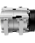 Premium AC Compressor Keeps Your Whip Chillin Fits Ford Explorer and Mercury Mountaineer V6 4.0L 3.0L Engines side view with black pulley