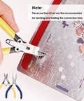 Hands using pliers to work on 3D Metal Puzzle Military Watercraft Yamato Battleship Model Kit For Adults And Teens Brain Teaser DIY Hobby.