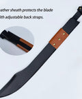 Tough As Nails Polypropylene Martial Arts Training Sword leather sheath with adjustable straps