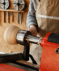 Wood Lathe Spindle Extenders One And One Quarter Inch Eight TPI Adds Three Inches Of Reach For Your Chuck Or Faceplate In Use