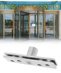 Eight Piece 360 Degree Door Pivot Hinge Set With Fixing Screws Stainless Steel Center Pivot Hinges for swinging doors
