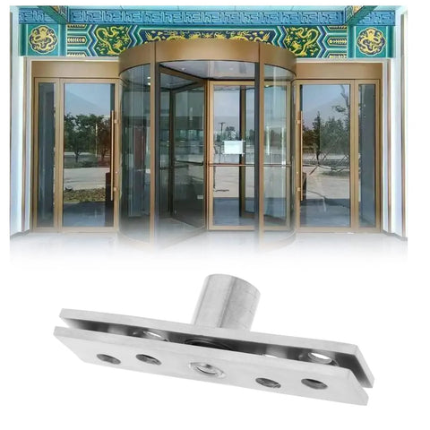 Eight Piece 360 Degree Door Pivot Hinge Set With Fixing Screws Stainless Steel Center Pivot Hinges for swinging doors