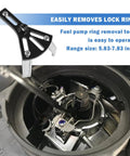 Heavy Duty Fuel Pump Removal Tool Set With Three Adjustable Arms 5.31 To 7.17 Inches Lock Ring Tool demonstration