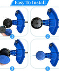Installation steps for Kobalt 40-Volt Max Trimmer Spool Line 0.065 Inch 20 Feet Dual Line Replacement on trimmer head.
