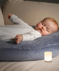 Baby sleeping beside Touch Night Light For Nursery And Bedroom Cordless Battery Powered Dimmable Lamp Portable Wireless Bedside Light