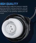 Close-up view of Gas Cap Replacement For Honda Accord Civic CRV HRV Pilot Insight Odyssey Crosstour Fit And Acura ILX MDX RDX RL TL TSX 2006 To 2020 Universal Fit Leak Proof Dirt Resistant No Fuss Install Easy Install No Hassle showing sealing properties