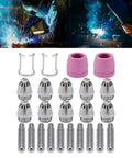 Heavy Duty Plasma Torch Consumables Kit With Two Premium Cups And Secure Brackets For Smooth Industrial Cutting On Steel Auto Parts