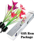 Outdoor Solar Lily Lights Upgraded Multi Color Changing Flower Garden Lights For Patio And Yard, 2 pack in box