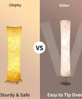 Comparison of sturdy Tall 64 Inch Floor Lamp With Remote Control Dimmable In Ten Levels and similar unstable white lamp
