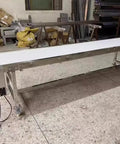 Hustle Ready Polyurethane Conveyor Belt Engineered To Crush The Daily Grind For Commercial Kitchens Featuring Hassle Free Tension Adjustment And Wear Resistant Smooth Surface in a workshop setting.