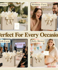 Medium Gift Bags With Handles Set Includes Ribbon Card And Two Tissue Papers For Weddings Birthdays Baby Showers