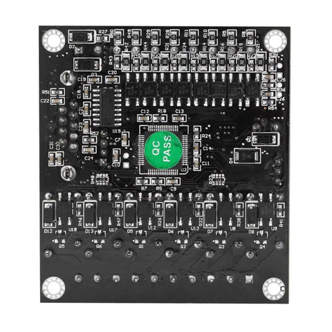Rock Solid 24V DC PLC Control Board With FX1N-14MR Relay Module featuring components for industrial automation