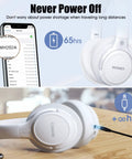 Over Ear Bluetooth Headphones With 65 Hour Battery Life, Dope Deep Bass, Six EQ Modes, Built-In Microphone, HiFi Stereo