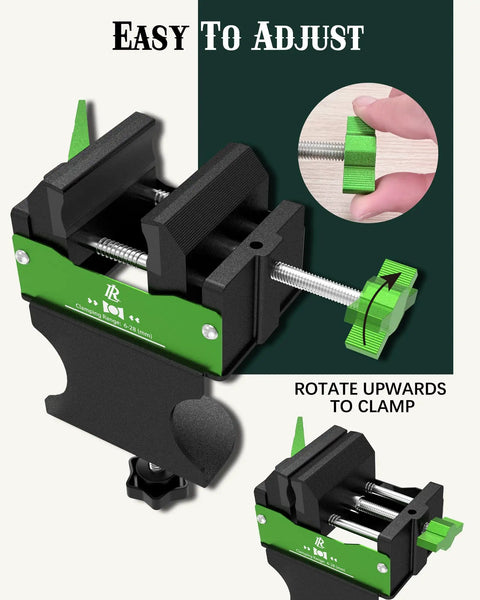 Golf Club Vise Clamp Station No Drill Regripping Kit with easy adjustment knob and grip removal tool.