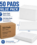 150 Pack Oil Absorbent Pads For Oil Spills And Drips, Polypropylene Oil Only Absorbent Sheets, 9.8 x 13 Inches