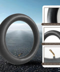 Beefy 14x2.125 Inner Tube For 14 Inch Scooter Tires Thickened Butyl Heavy Duty Replacement With 45 Degree Angled Valve Stem