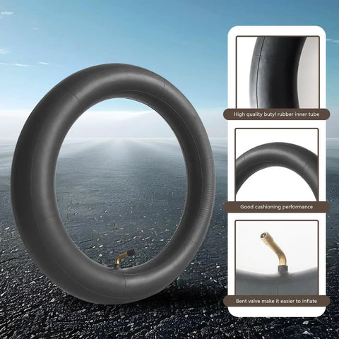 Beefy 14x2.125 Inner Tube For 14 Inch Scooter Tires Thickened Butyl Heavy Duty Replacement With 45 Degree Angled Valve Stem