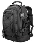 Heavy Duty Tactical Backpack For Men Waterproof Military Style Daypack With MOLLE System For Hiking Camping Travel Bug Out Bag 3 Day Pack Black Durable Gear Carrier