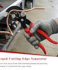 Fkewp Pro 4 In One Tube Bending Pliers With Adapters For 3/16 1/4 5/16 3/8 Copper Brake Lines, cutting copper tubing with precision.