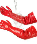 Extra Long Heavy Duty PVC Work Gloves Built Tough As Nails To Conquer Boiling Water And Harsh Chemicals waterproof and steam resistant