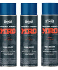 Heavy Duty Industrial High Solids Spray Paint Lift Blue 16 Ounce Aerosol For Maintenance And Repairs, Pack Of 3