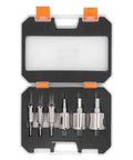 Professional Hard Brazed Hole Saw Kit With Multiple Sizes For Cutting Marble, Granite, And Glass, 6-piece set in case